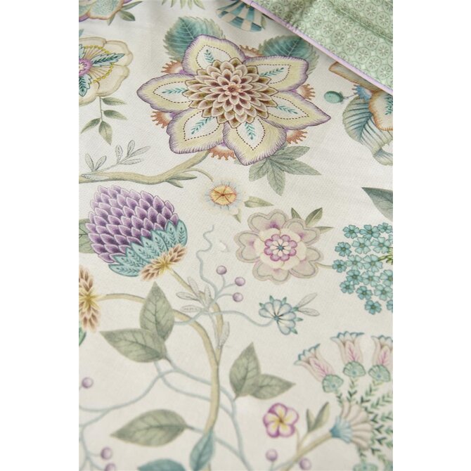 Pip Studio Dekbedovertrek Viva Las Flores White 140x200/220 cm