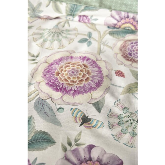 Pip Studio Dekbedovertrek Viva Las Flores White 140x200/220 cm