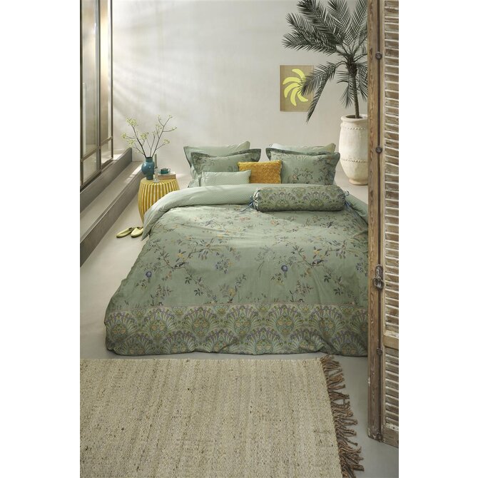 Pip Studio Dekbedovertrek Amor De Dios Green 140x200/220 cm
