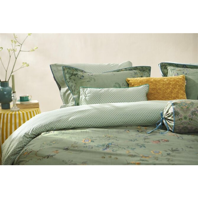 Pip Studio Dekbedovertrek Amor De Dios Green 140x200/220 cm