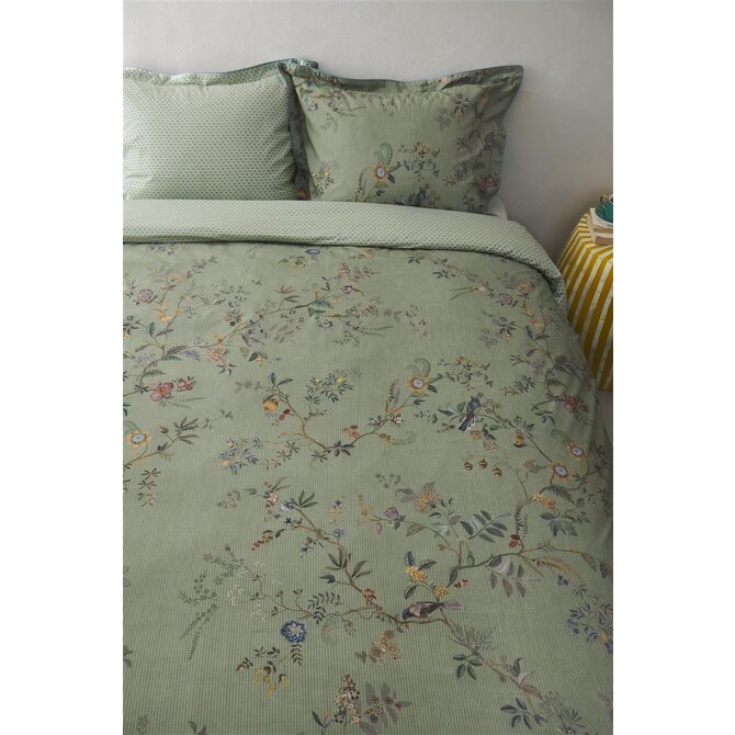 Pip Studio Dekbedovertrek Amor De Dios Green 140x200/220 cm
