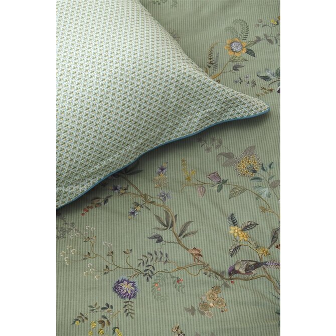 Pip Studio Dekbedovertrek Amor De Dios Green 140x200/220 cm
