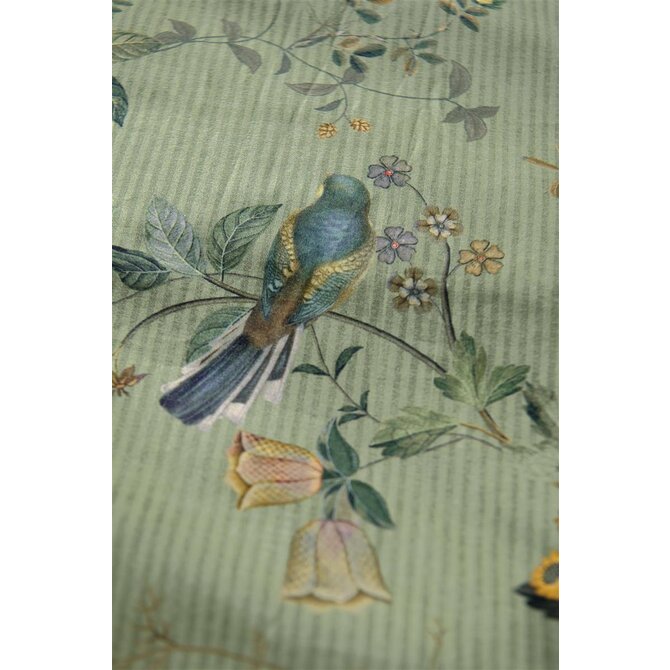Pip Studio Dekbedovertrek Amor De Dios Green 140x200/220 cm