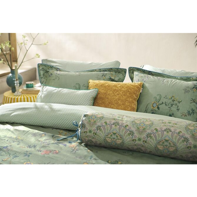 Pip Studio Dekbedovertrek Amor De Dios Green 140x200/220 cm