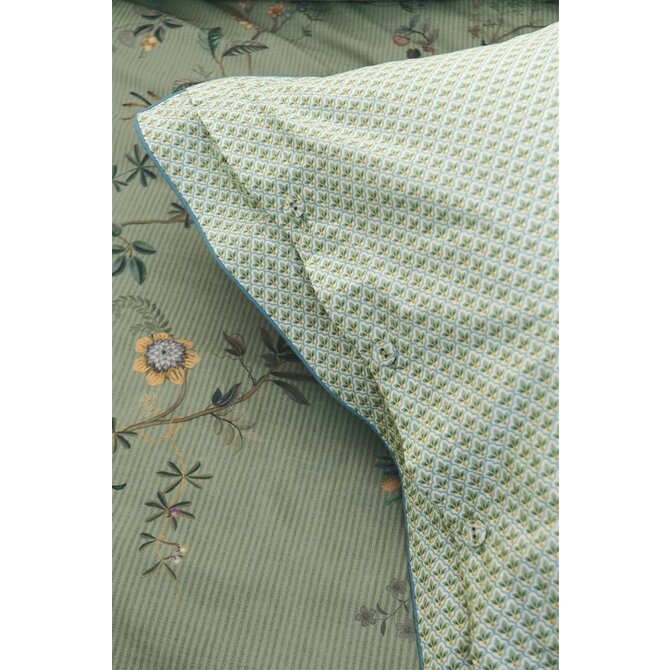 Pip Studio Dekbedovertrek Amor De Dios Green 140x200/220 cm