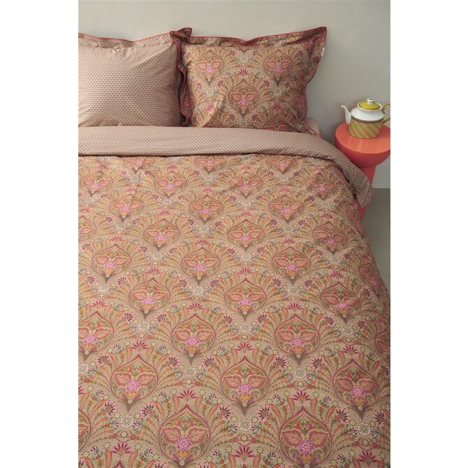 Pip Studio Dekbedovertrek Alba Khaki 240x200/220 cm Pip Studio Dekbedovertrek Alba Khaki 240x200/220 cm