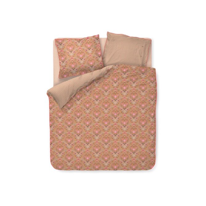 Pip Studio Dekbedovertrek Alba Khaki 240x200/220 cm Pip Studio Dekbedovertrek Alba Khaki 240x200/220 cm