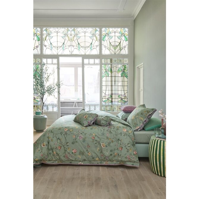 Pip Studio La Dolce Vita Dekbedovertrek  Groen 200x200/220 cm