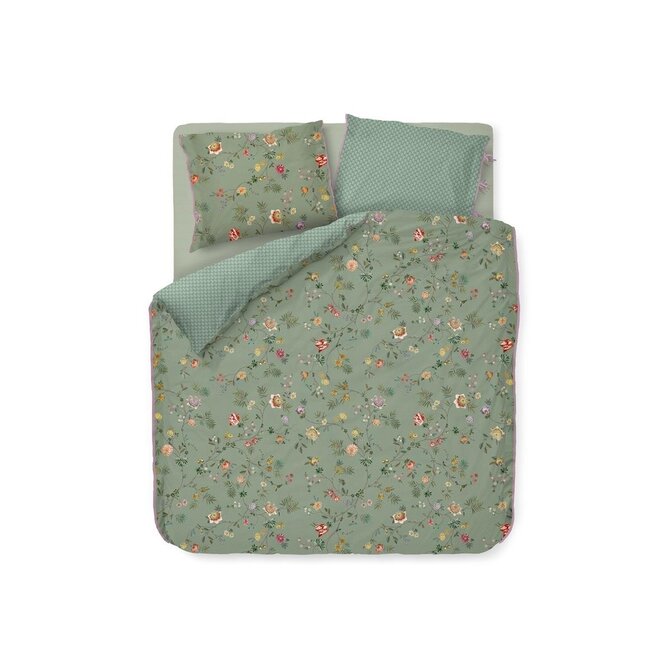 Pip Studio La Dolce Vita Dekbedovertrek  Groen 200x200/220 cm