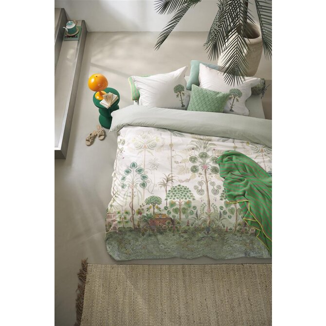 Pip Studio Dekbedovertrek Panoramico Off-white 240x200/220 cm