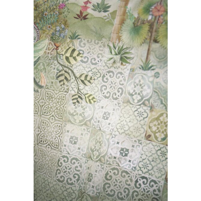 Pip Studio Dekbedovertrek Panoramico Off-white 240x200/220 cm