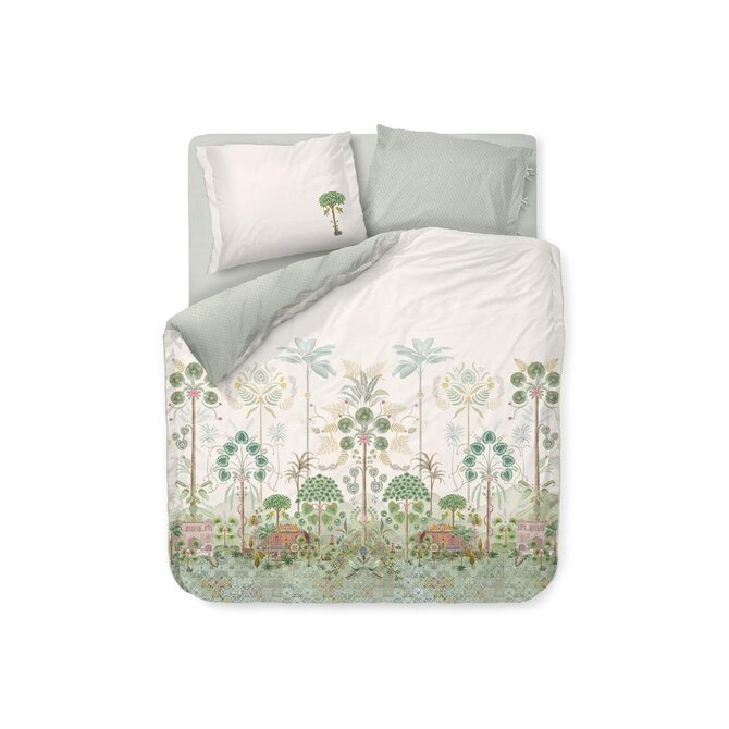 Pip Studio Dekbedovertrek Panoramico Off-white 240x200/220 cm