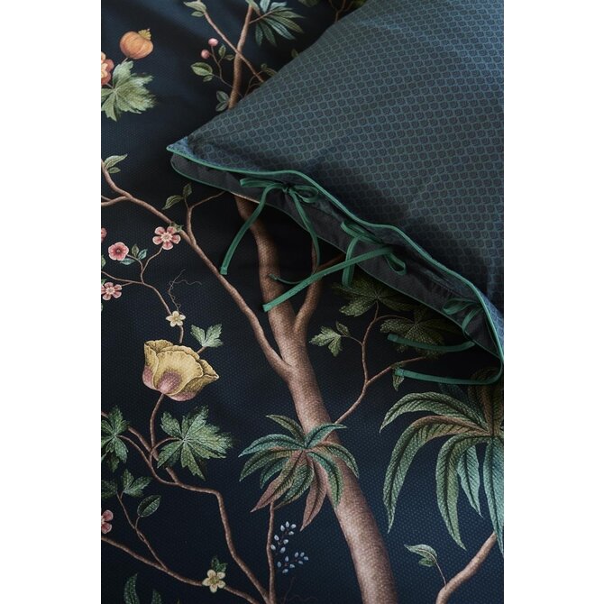 Pip Studio Il Paradiso Dekbedovertrek  Donkerblauw 140x200/220 cm Pip Studio Il Paradiso Dekbedovertrek  Donkerblauw 140x200/220 cm