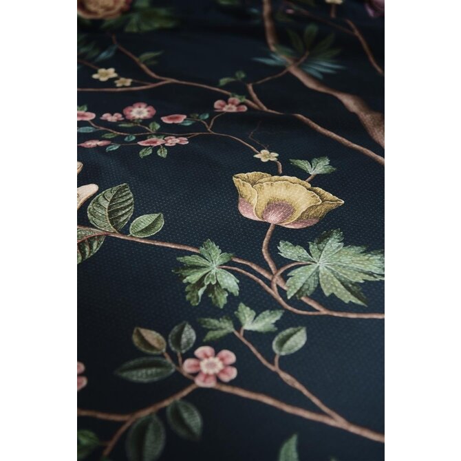 Pip Studio Il Paradiso Dekbedovertrek  Donkerblauw 140x200/220 cm Pip Studio Il Paradiso Dekbedovertrek  Donkerblauw 140x200/220 cm