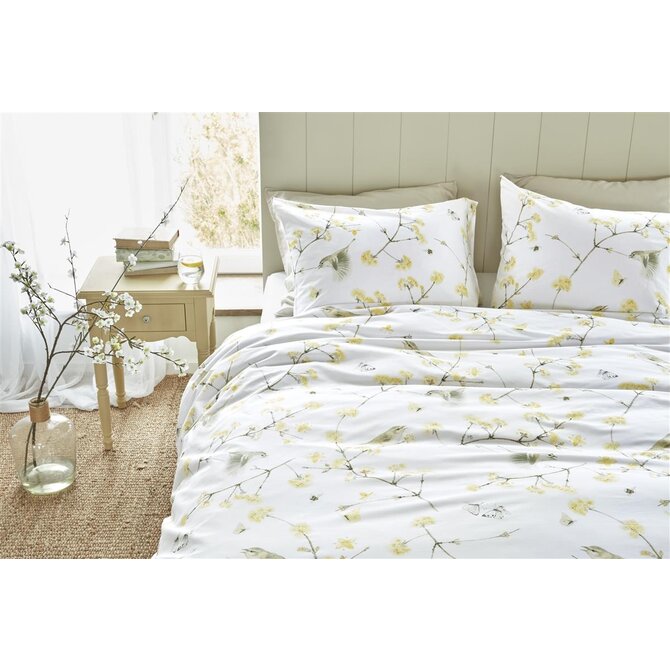 Marjolein Bastin Dekbedovertrek Chiffchaff Geel 260x200/220 cm