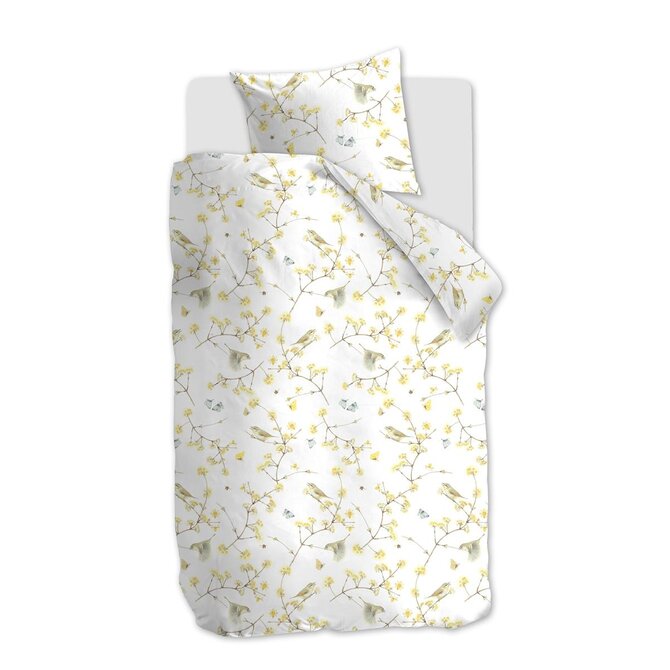 Marjolein Bastin Dekbedovertrek Chiffchaff Geel 260x200/220 cm