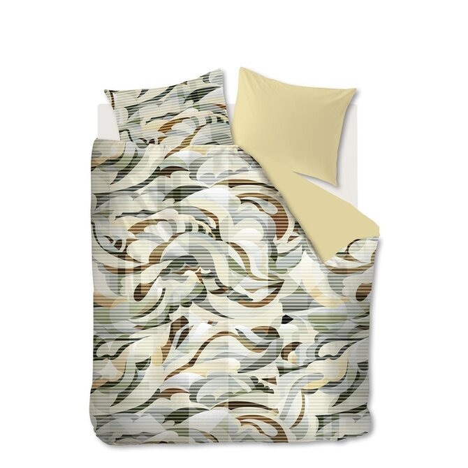 Kardol by Beddinghouse  Dekbedovertrek Villanueva Natural 200x200/220 cm Kardol by Beddinghouse  Dekbedovertrek Villanueva Natural 200x200/220 cm