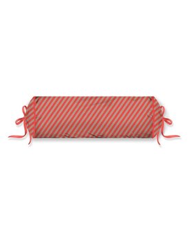 Pip Studio Raya Roll Cushion Red 22x70 cm