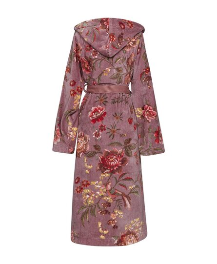 Pip Studio Secret Garden Bathrobe Mauve S