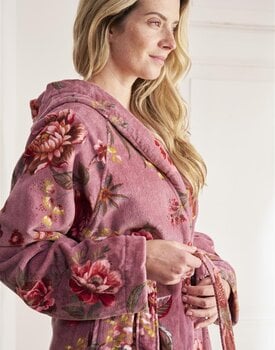 Pip Studio Secret Garden Bathrobe Mauve S