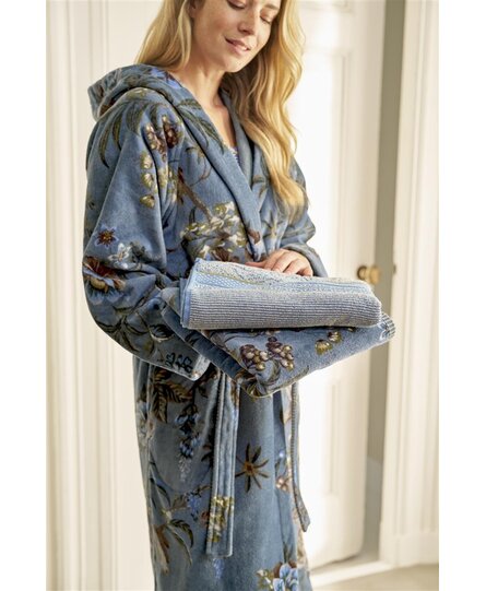 Pip Studio Secret Garden Bathrobe Blue M