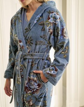 Pip Studio Secret Garden Bathrobe Blue M