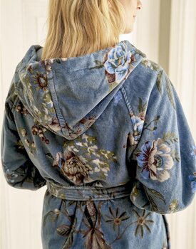 Pip Studio Secret Garden Bathrobe Blue M