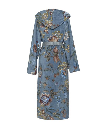 Pip Studio Secret Garden Bathrobe Blue XL