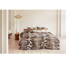 VTwonen dekbedovertrek Botanic Stripe  Terra 200x200/220 cm
