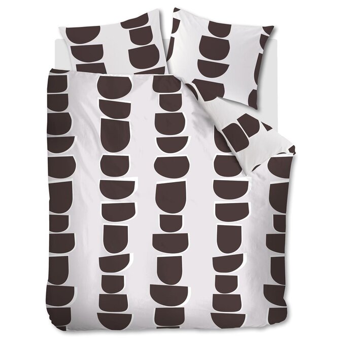 VTwonen dekbedovertrek Moons  Bruin 260x200/220 cm VTwonen dekbedovertrek Moons  Bruin 260x200/220 cm