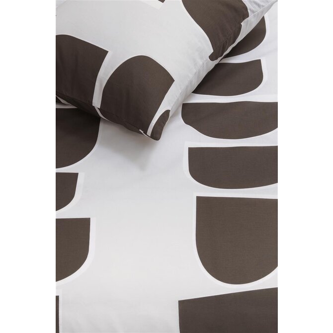 VTwonen dekbedovertrek Moons  Bruin 200x200/220 cm