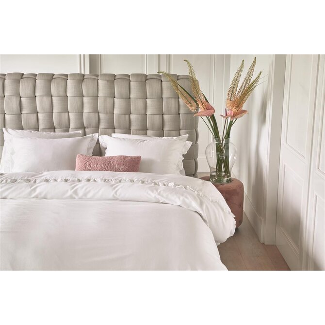 Riviera Maison Dekbedovertrek Calmness  Wit 240x200/220 cm Riviera Maison Dekbedovertrek Calmness  Wit 240x200/220 cm