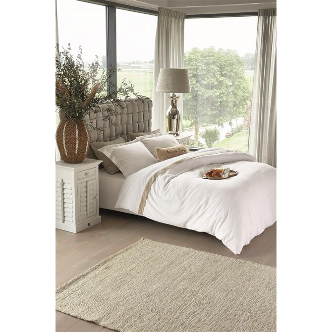 Riviera Maison Kussensloop Ease  Wit 60x70 cm Riviera Maison Kussensloop Ease  Wit 60x70 cm