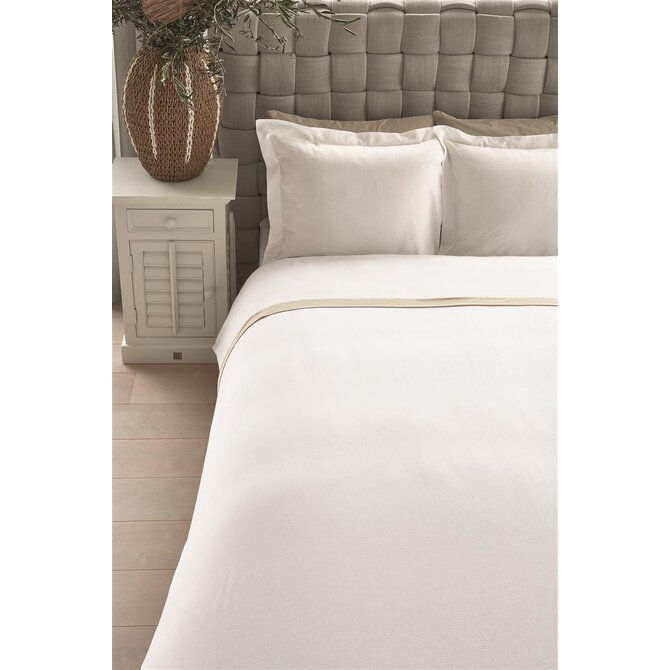 Riviera Maison Kussensloop Ease  Wit 60x70 cm Riviera Maison Kussensloop Ease  Wit 60x70 cm