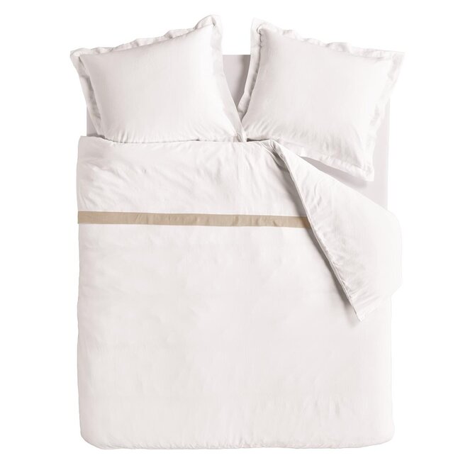 Riviera Maison Kussensloop Ease  Wit 60x70 cm Riviera Maison Kussensloop Ease  Wit 60x70 cm