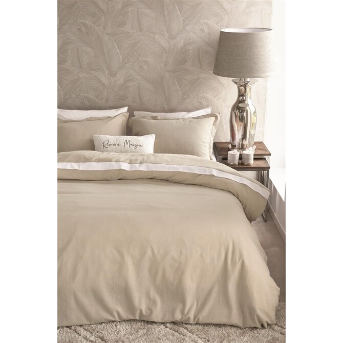 Riviera Maison Kussensloop Ease  Zand 60x70 cm