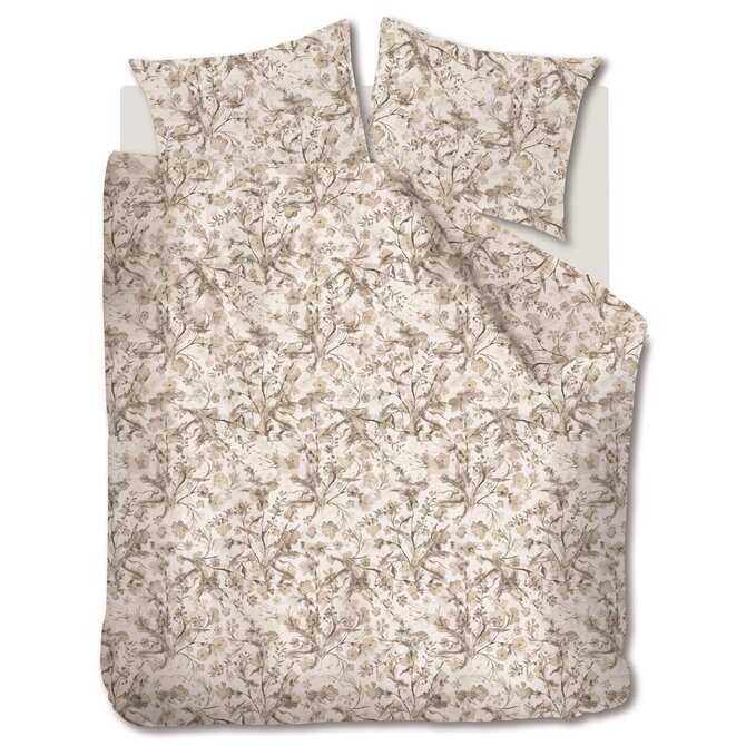 Riviera Maison Dekbedovertrek Blushing Blooms  Zand 200x200/220 cm