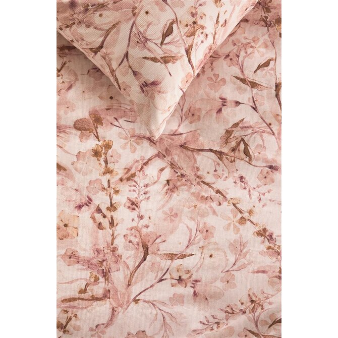 Riviera Maison Kussensloop Blushing Blooms  Roze 60x70 cm