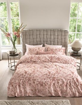Riviera Maison Dekbedovertrek Blushing Blooms  Roze 260x200/220 cm