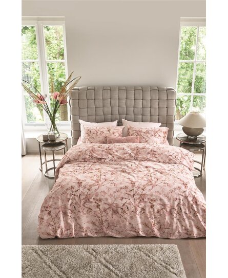 Riviera Maison Dekbedovertrek Blushing Blooms  Roze 200x200/220 cm