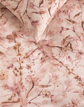 Riviera Maison Dekbedovertrek Blushing Blooms  Roze 200x200/220 cm