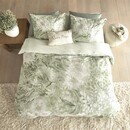 Rivièra Maison Riviera Maison Dekbedovertrek Lilium  Grijsgroen 140x200/220 cm