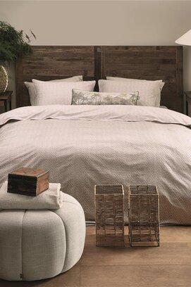 Riviera Maison Dekbedovertrek Bambu  Zand 200x200/220 cm