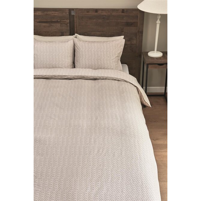 Riviera Maison Dekbedovertrek Bambu  Zand 200x200/220 cm