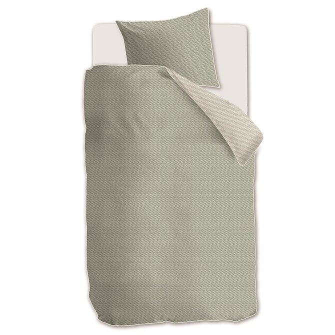 Riviera Maison Dekbedovertrek Bambu  Grijsgroen 260x200/220 cm