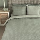 Rivièra Maison Riviera Maison Dekbedovertrek Bambu  Grijsgroen 140x200/220 cm