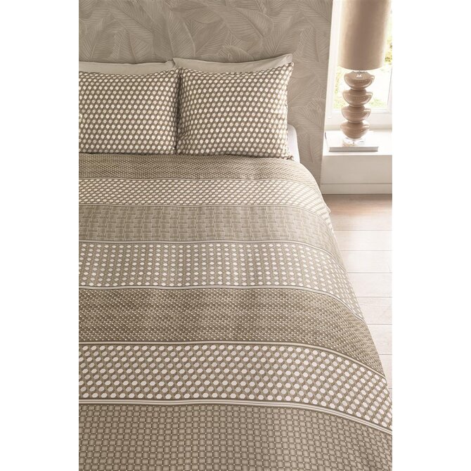 Riviera Maison Dekbedovertrek Rattana  Naturel 140x200/220 cm Riviera Maison Dekbedovertrek Rattana  Naturel 140x200/220 cm
