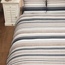 Rivièra Maison Riviera Maison Dekbedovertrek Sturdy Stripe  Marineblauw 240x200/220 cm