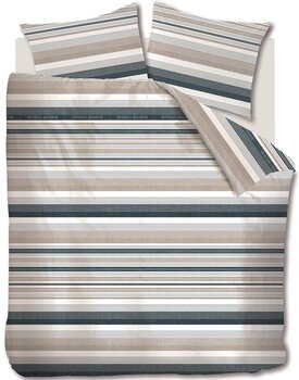 Riviera Maison Dekbedovertrek Sturdy Stripe  Marineblauw 240x200/220 cm