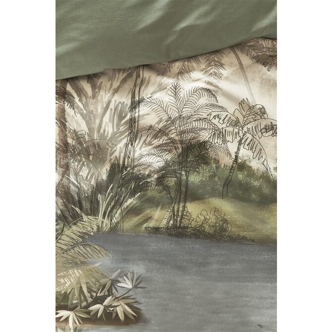 Riviera Maison Dekbedovertrek Oasia  Zand 140x200/220 cm